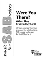 Were You There? (When They Crucified My Lord) SAB choral sheet music cover